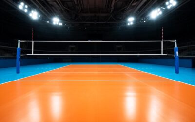 Les dimensions réglementaires du terrain de volley-ball et l&rsquo;importance des zones de dégagement